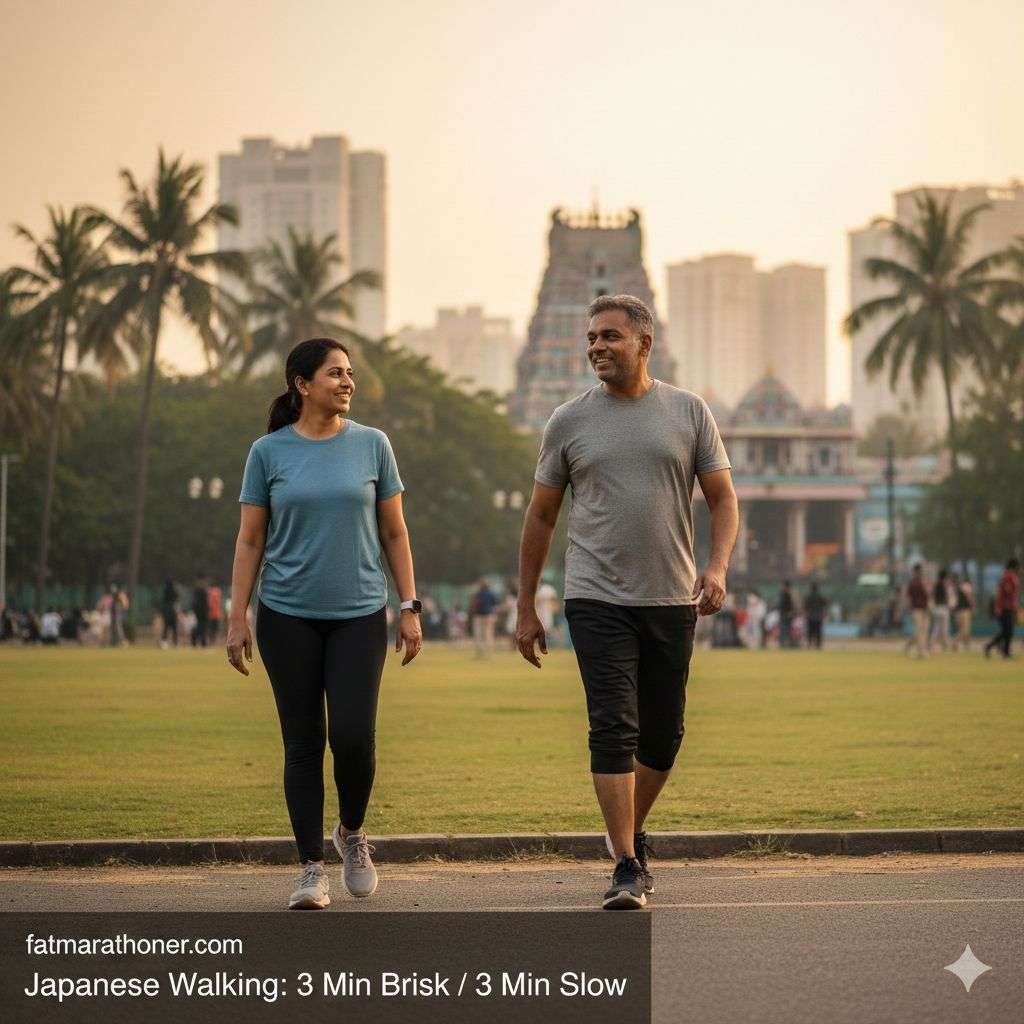 Japanese walking exercise for weight loss in India