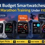 Best smartwatch under 15000 for running in India featuring budget GPS watches for half marathon training