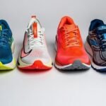 Best marathon running shoes India & UAE 2026: ASICS Nimbus 27, Nike Alphafly 3, Hoka Clifton 10, Brooks Ghost 17 displayed side by side