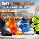 A girl running in right socks & accessories in India