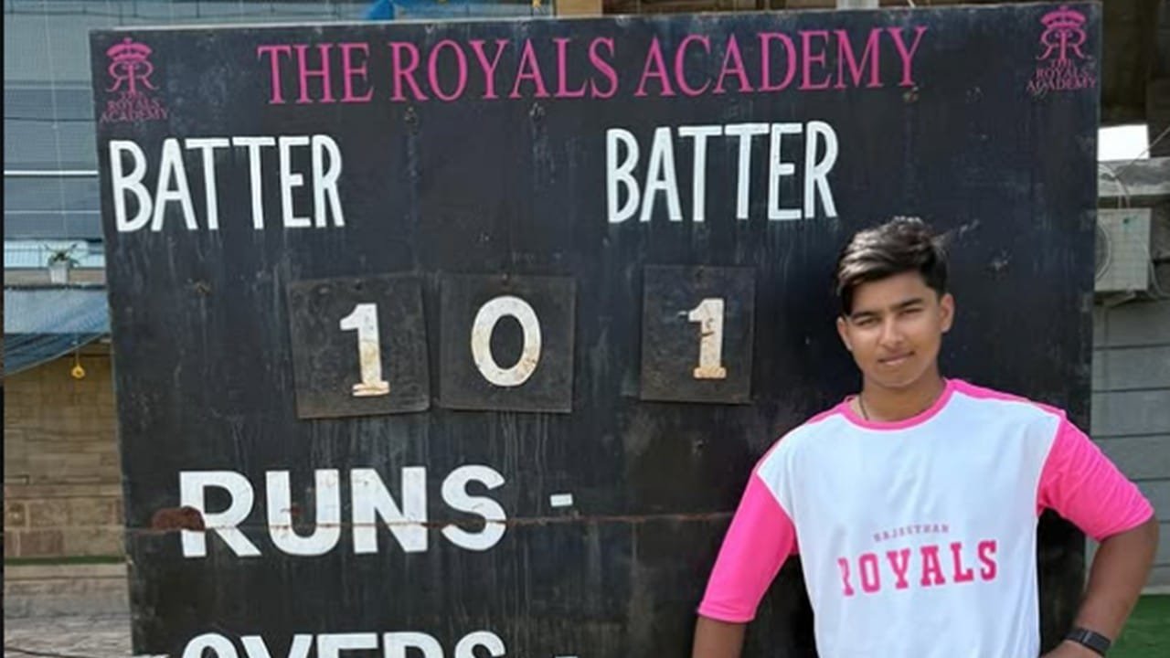 Vaibhav Suryavanshi celebrating IPL century – young cricket star's fitness journey inspiration