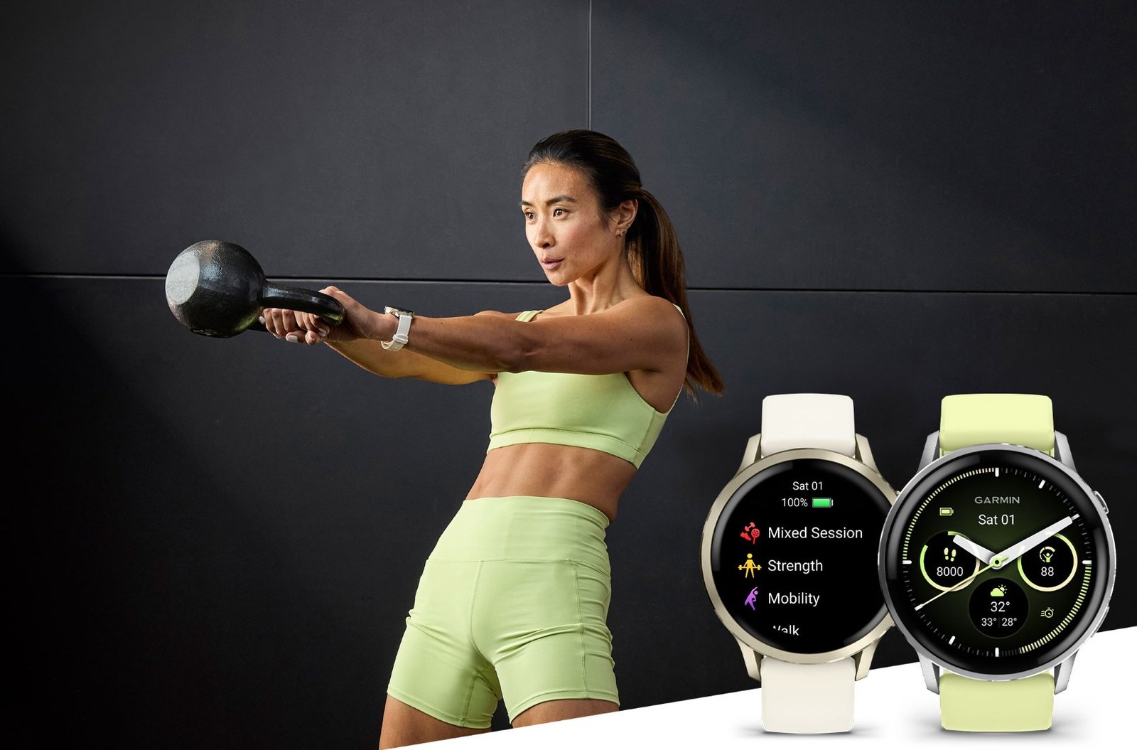 Garmin Venu 4: The Lifestyle Watch That's Now a Serious Running Watch 1 Woman exercising with Garmin smartwatch
