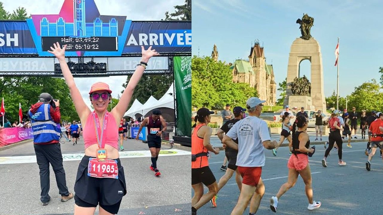 Tamarack Ottawa Race Weekend 2027 runners on course along the Rideau Canal in Ottawa