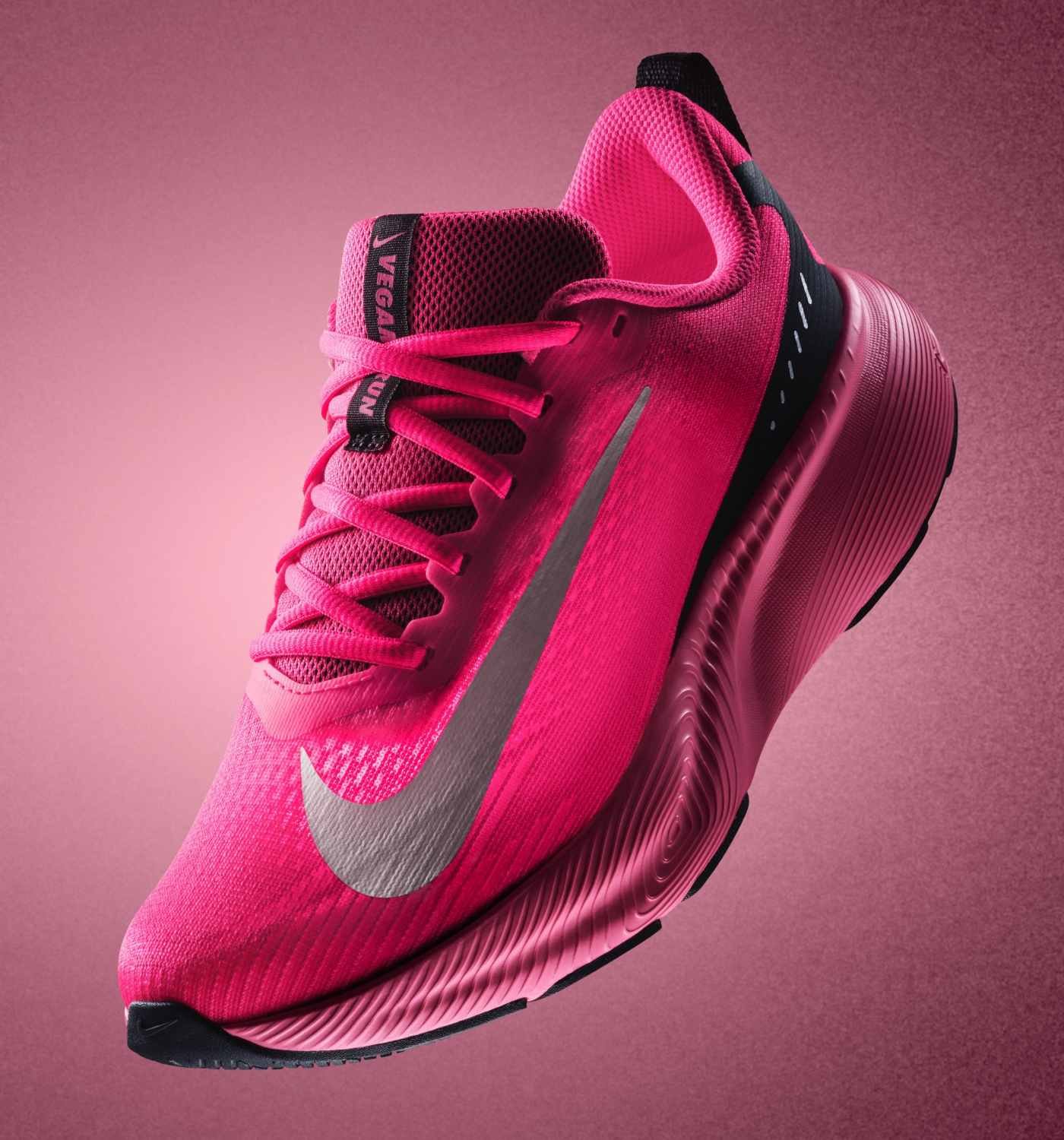 Nike Vegam Run — India's first Nike-designed running shoe in bright pink and green colourways